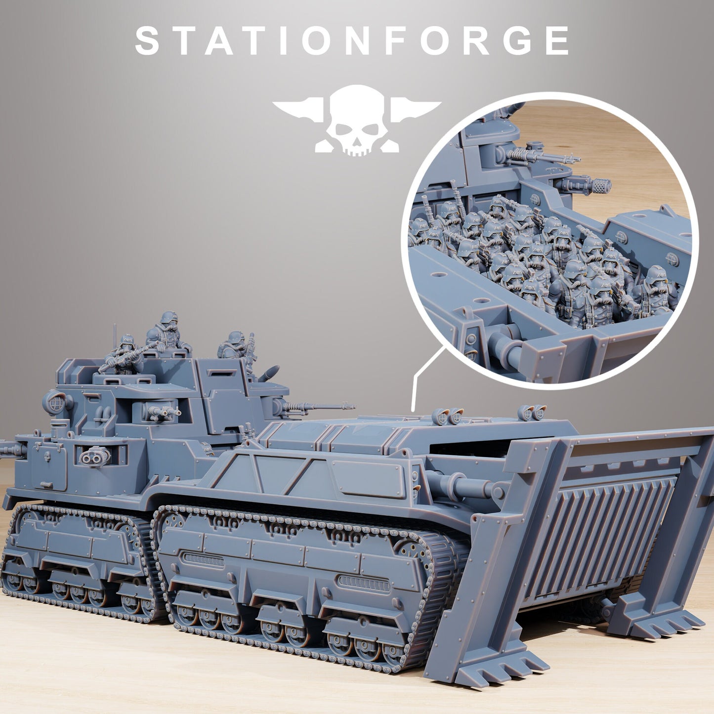 Grim Guard Transport Tank (sculpted by Stationforge)