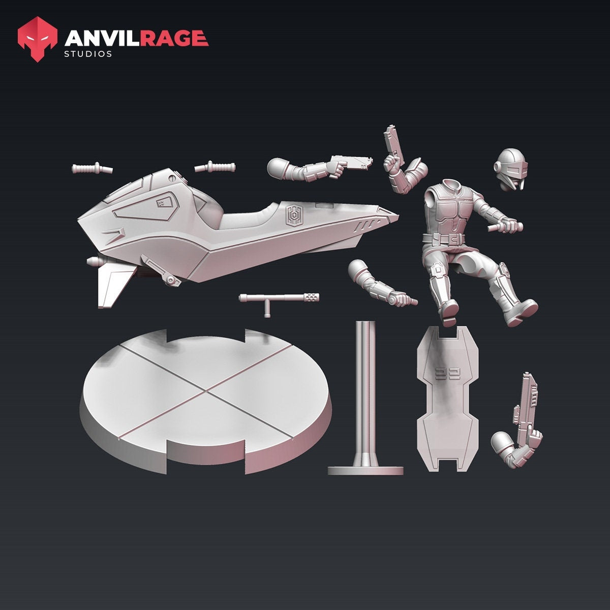 Peacekeepers Bike (Sculpted by Anvilrage Studios)