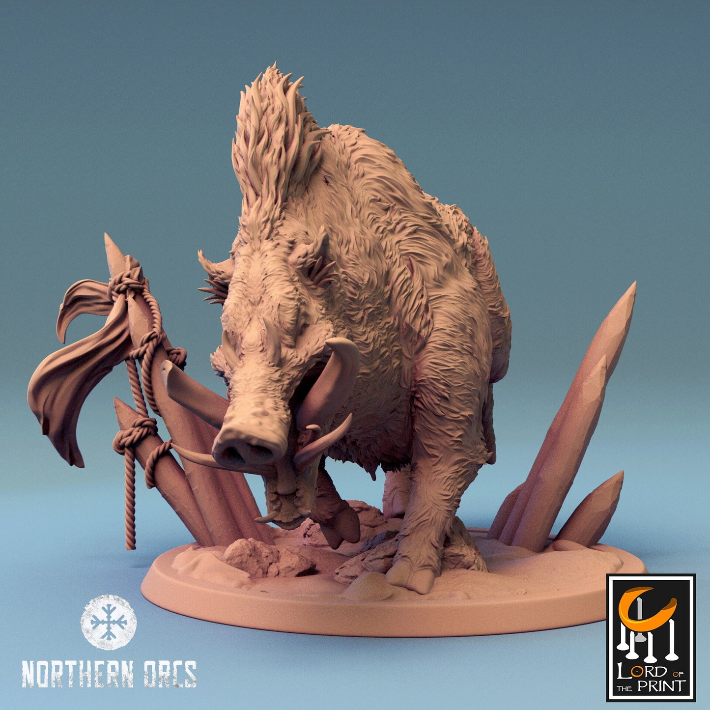 Boar - Run (Sculpted by Rescale Miniatures)