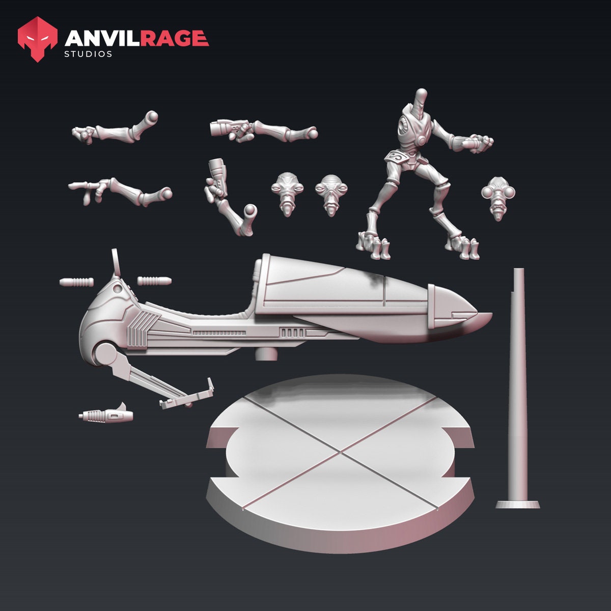 Geobug Speeder (Sculpted by Anvilrage Studios)