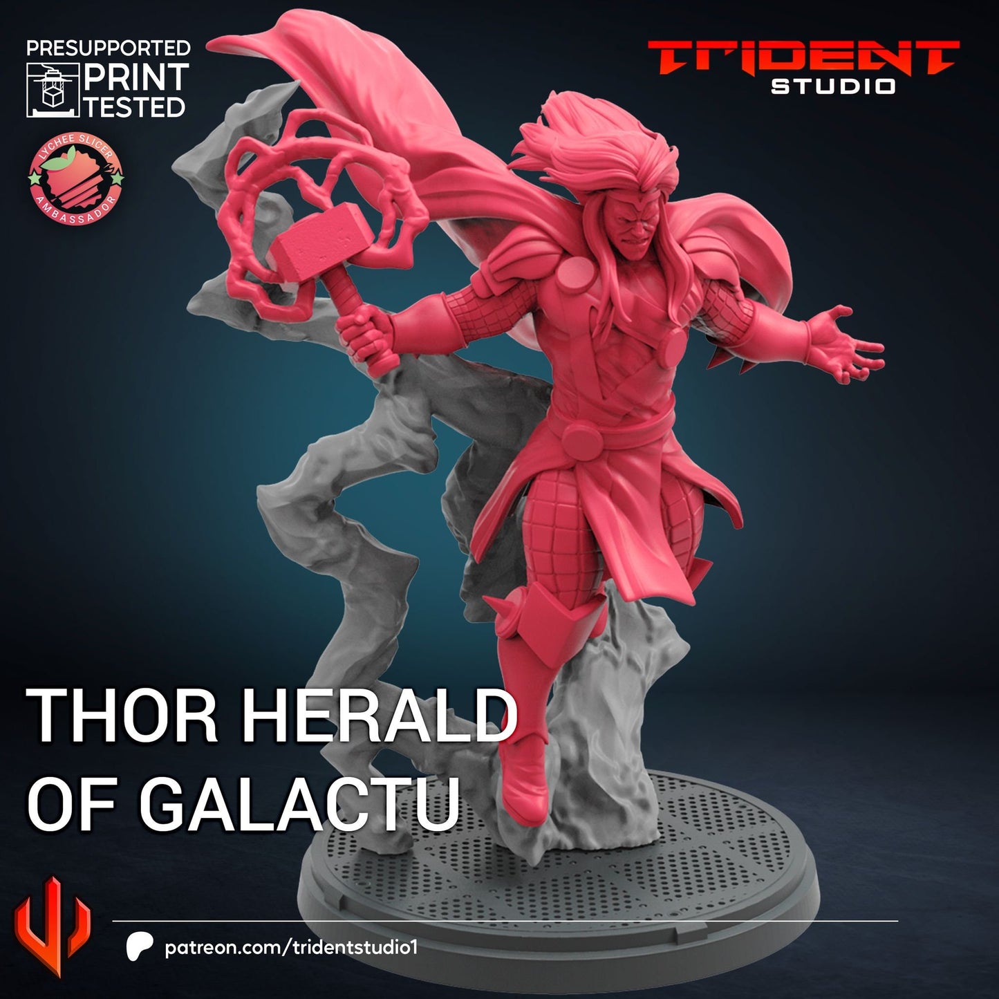 Thor - Herald of Galactus (Fan art sculpted by Trident Studio)