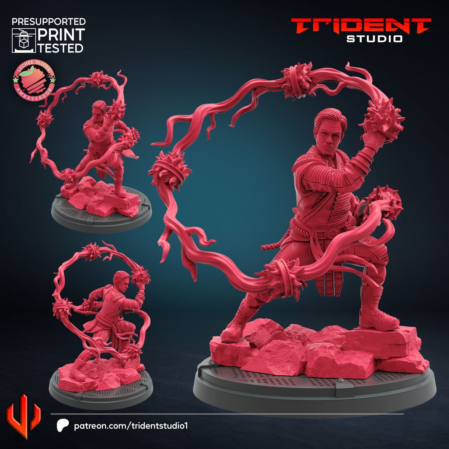 Wen Wu (Fan art sculpted by Trident Studio)