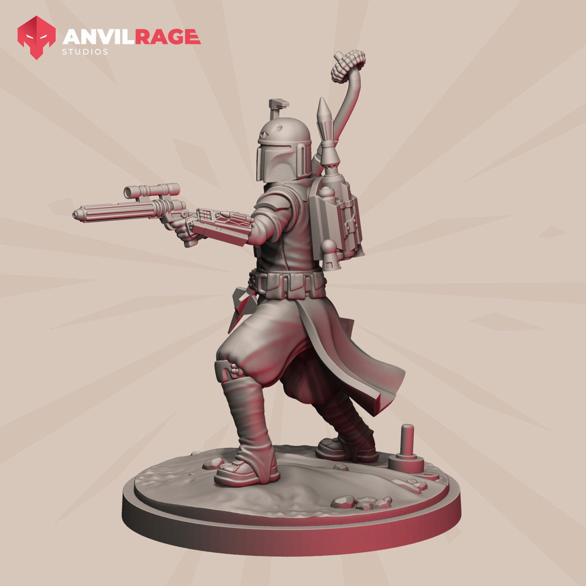 Shattered Daimyo (Sculpted by Anvilrage Studios)