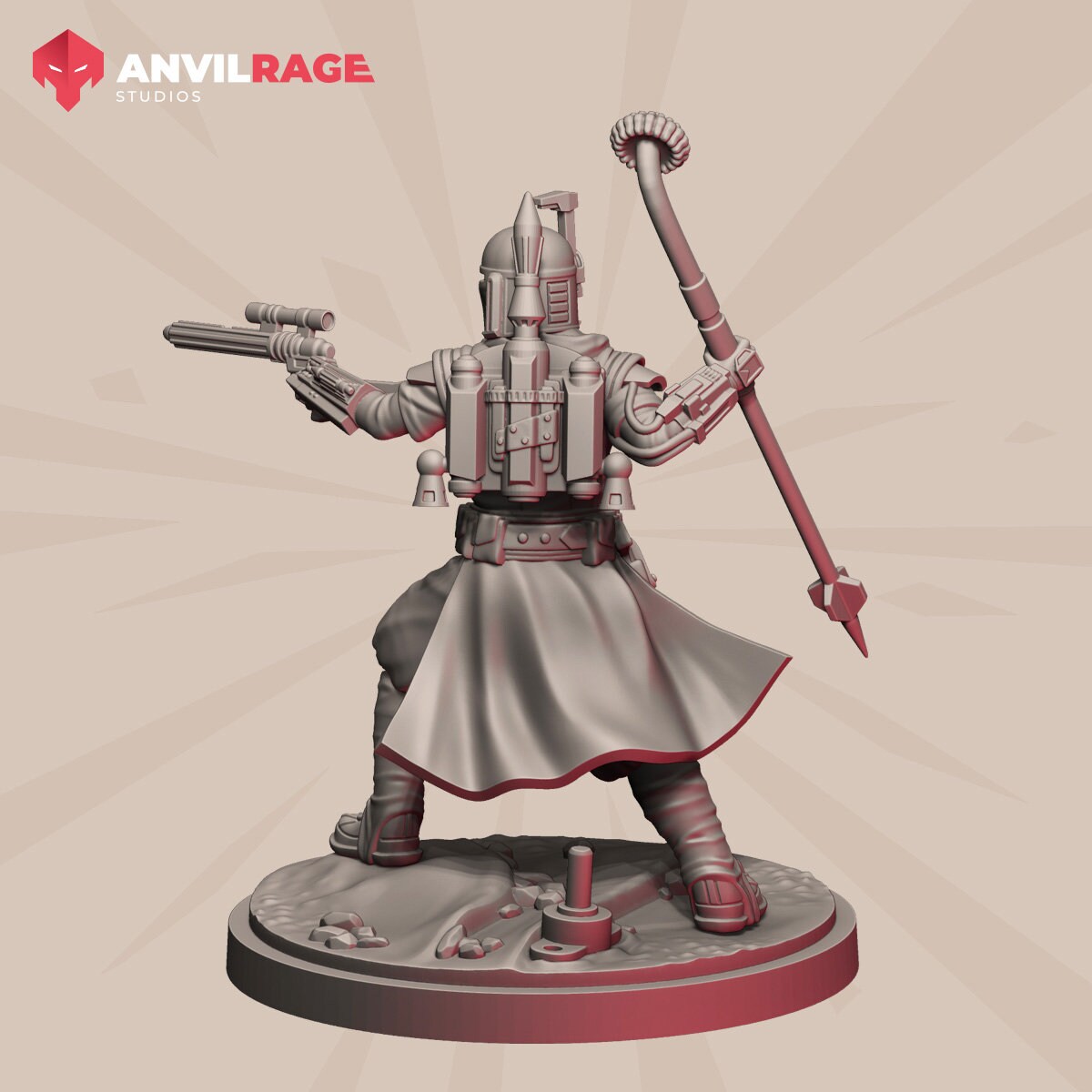 Shattered Daimyo (Sculpted by Anvilrage Studios)