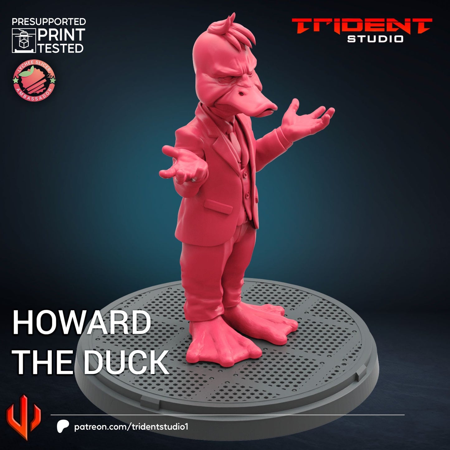Howard the Duck (Fan art sculpted by Trident Studio)