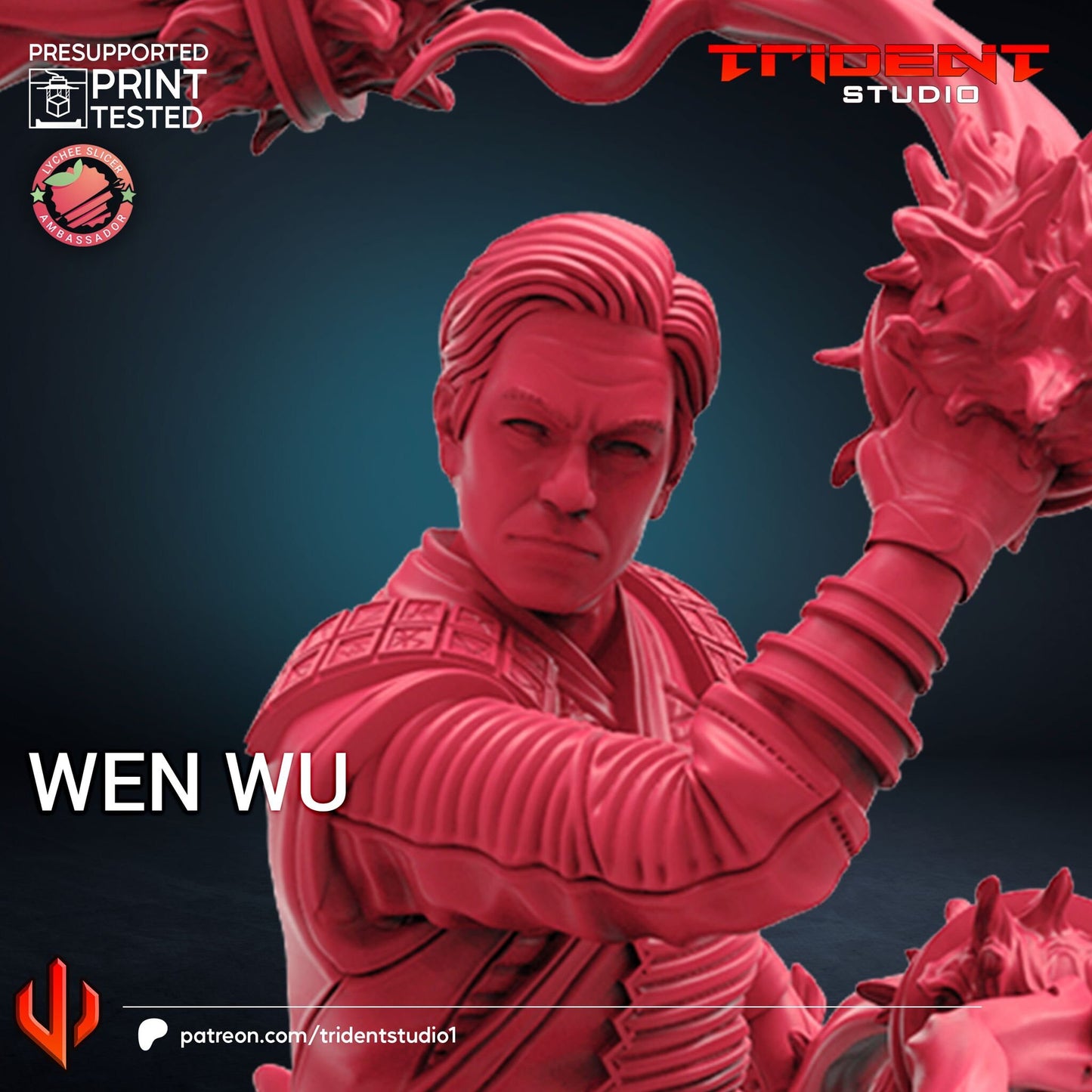 Wen Wu (Fan art sculpted by Trident Studio)