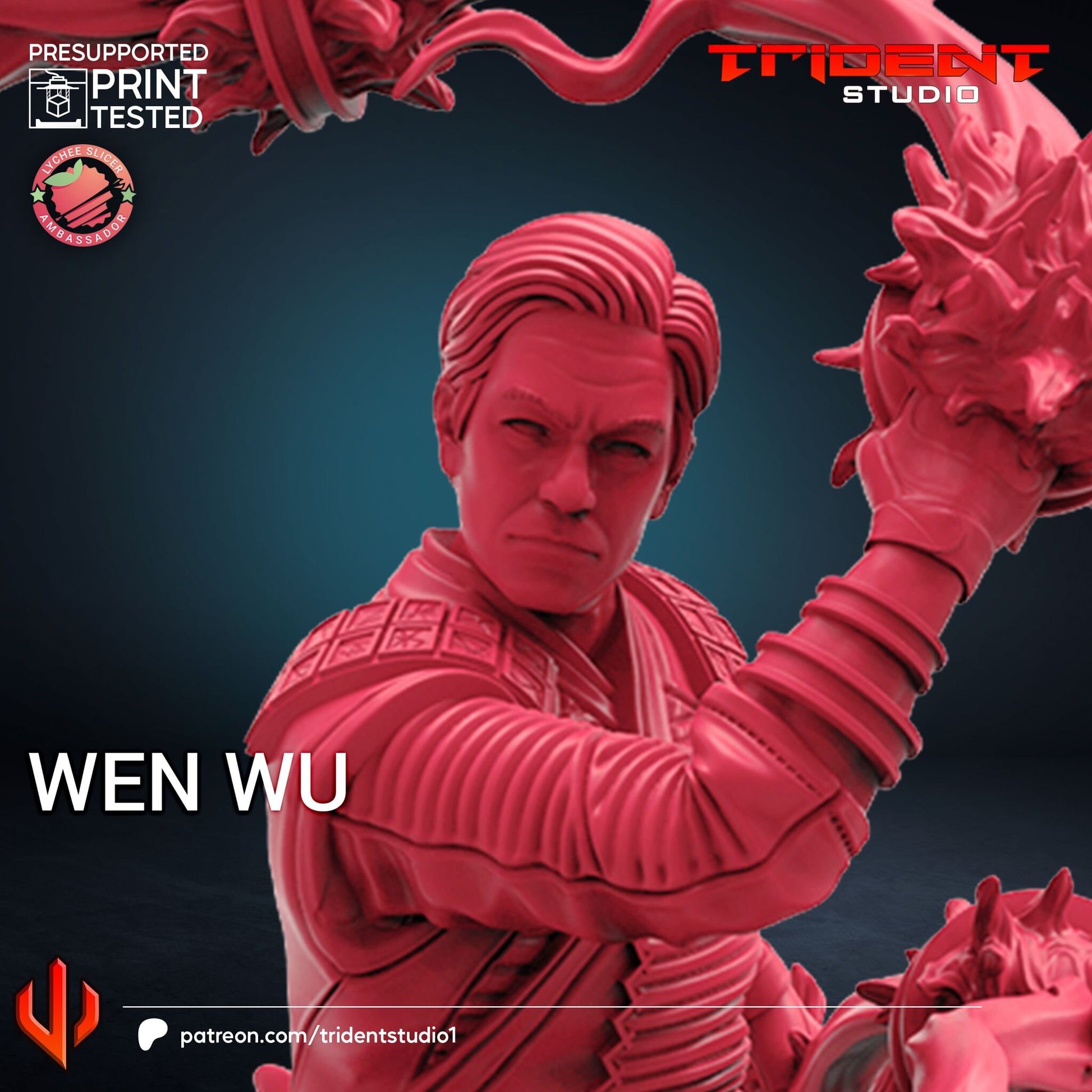 Wen Wu (Fan art sculpted by Trident Studio)