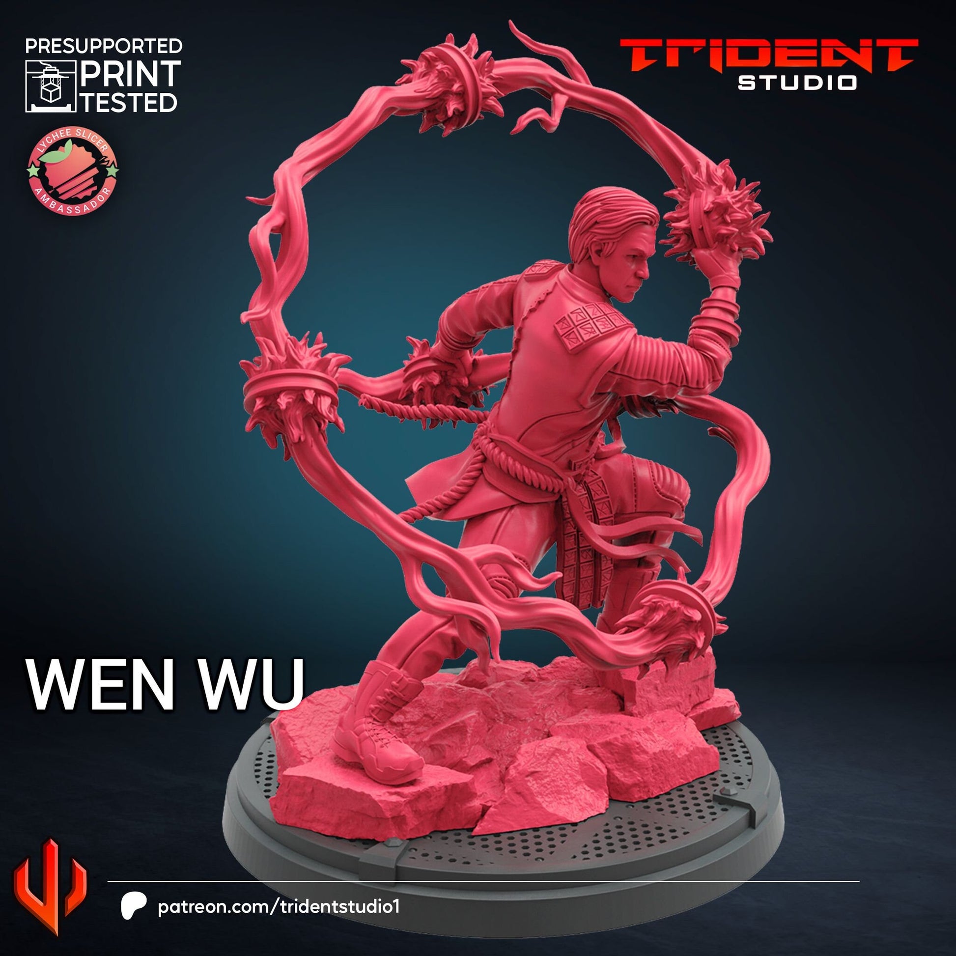 Wen Wu (Fan art sculpted by Trident Studio)