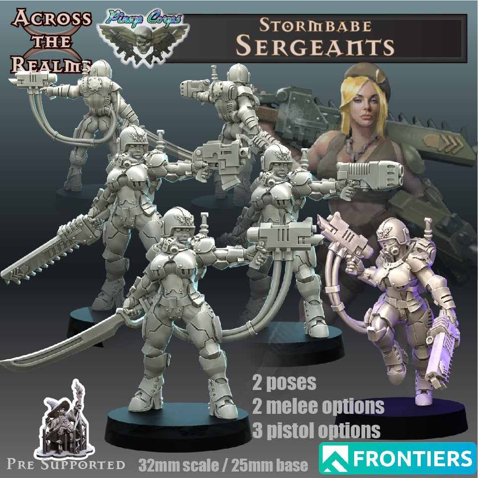 Stormbabes (17 models) - (sculpted by Across the Realms)