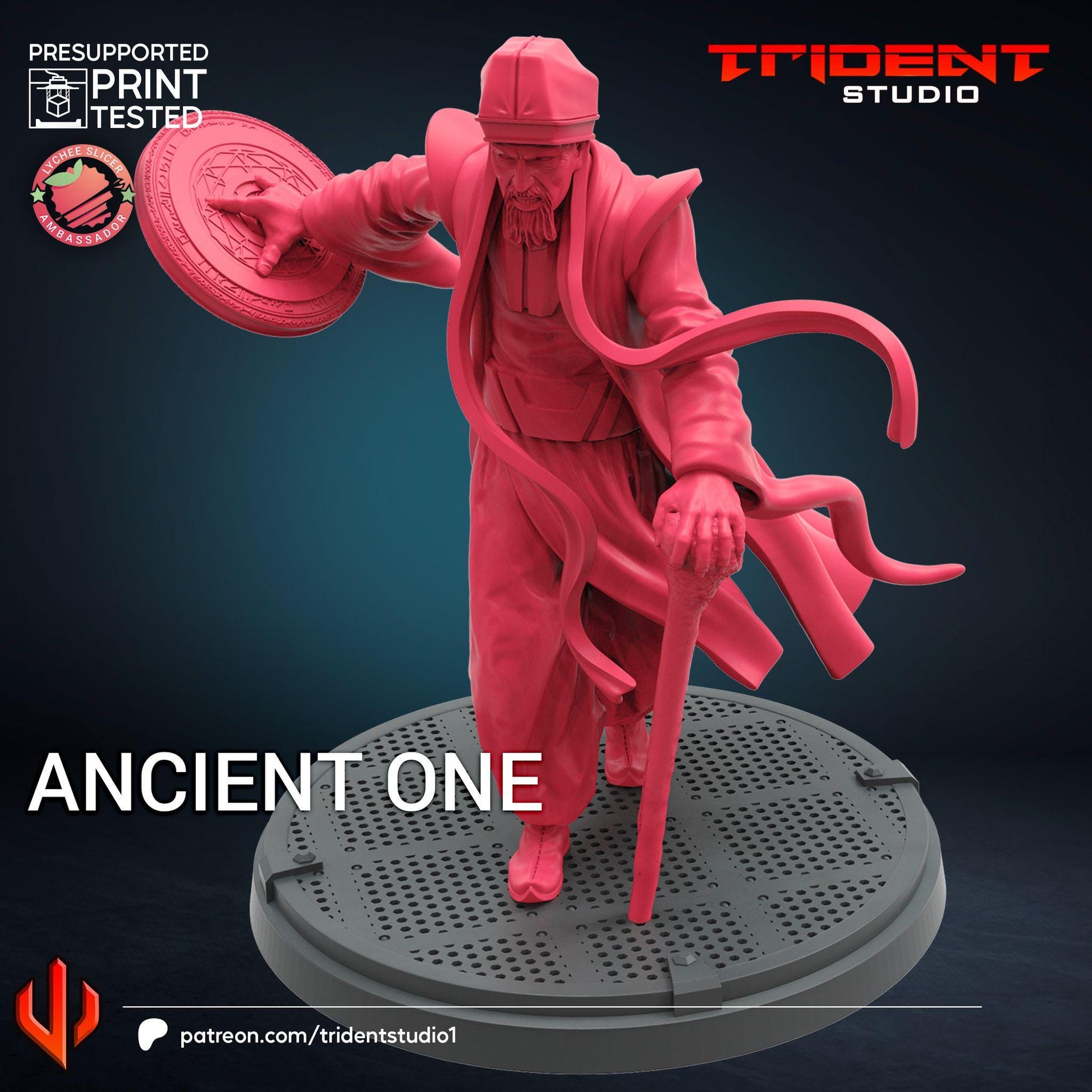 Ancient One (Fan art sculpted by Trident Studio) (Crisis Protocol Proxy/Alternative)