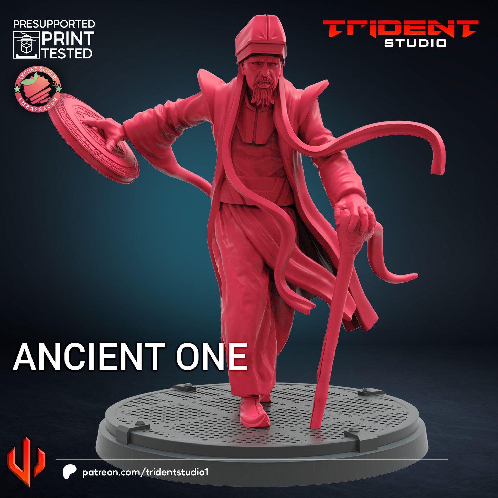 Ancient One (Fan art sculpted by Trident Studio) (Crisis Protocol Proxy/Alternative)