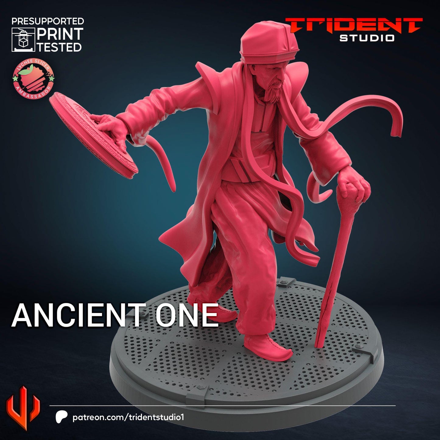 Ancient One (Fan art sculpted by Trident Studio) (Crisis Protocol Proxy/Alternative)