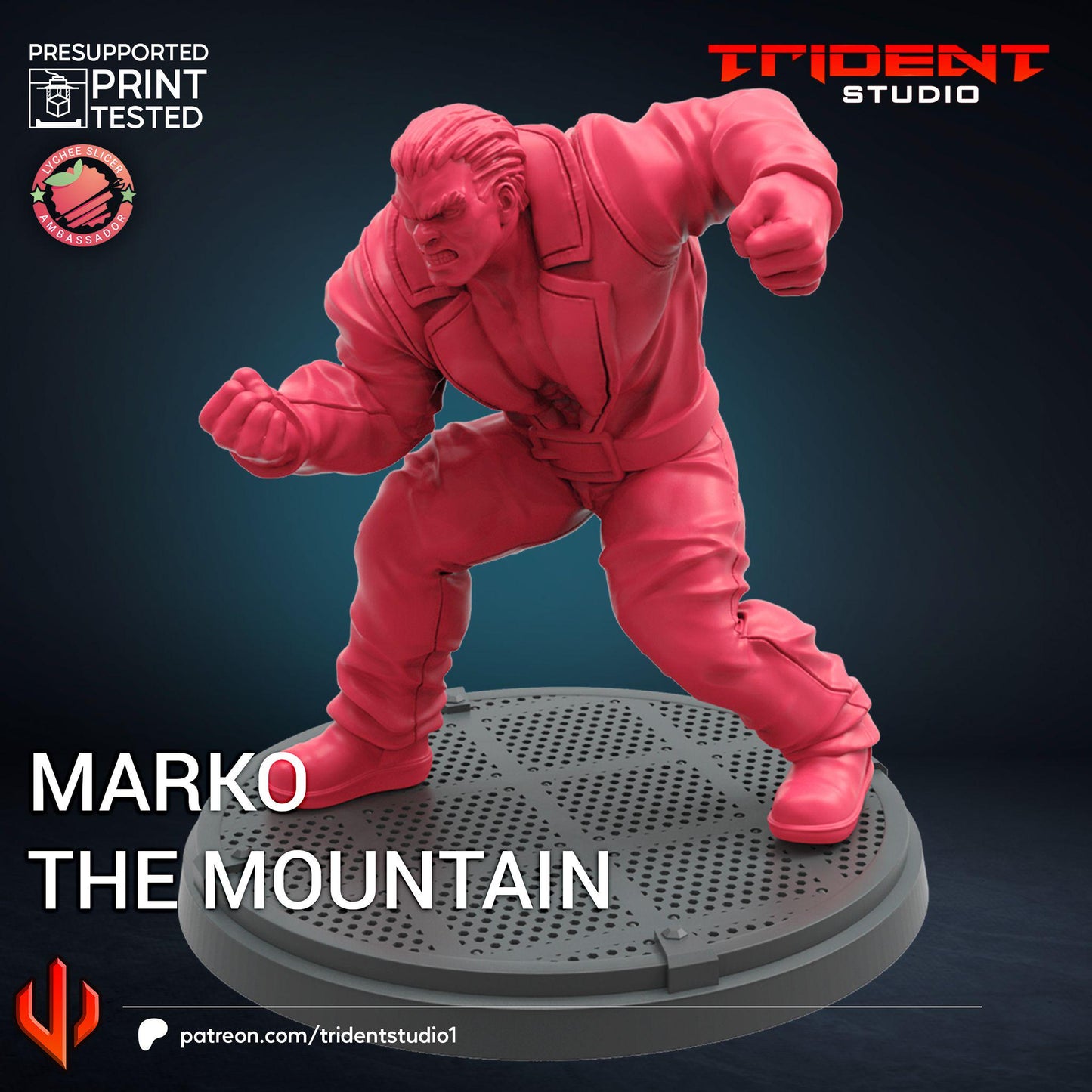 Marko the Mountain (Fan art sculpted by Trident Studio) (Crisis Protocol Proxy/Alternative)