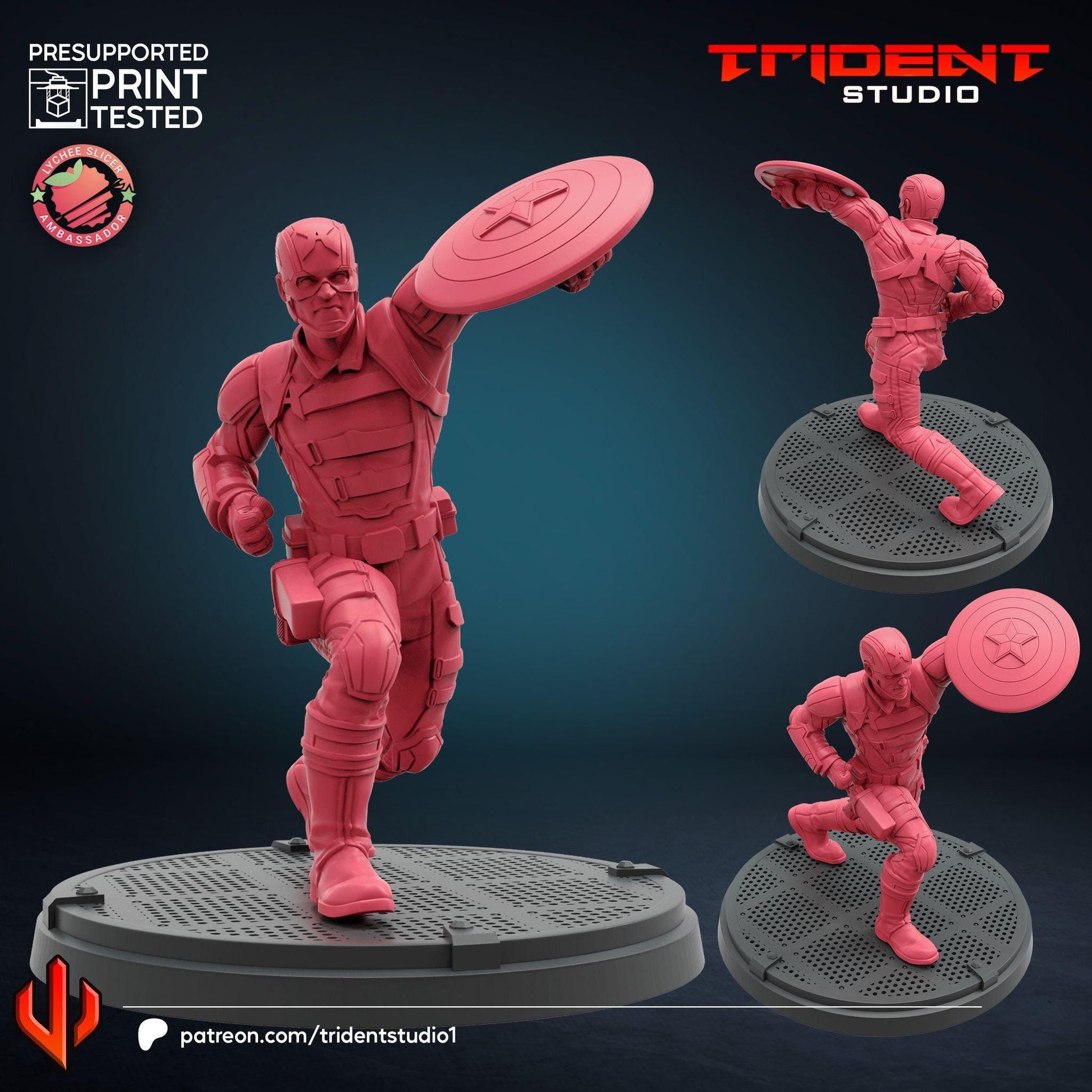 US Agent B (Fan art sculpted by Trident Studio) (Crisis Protocol Proxy/Alternative)