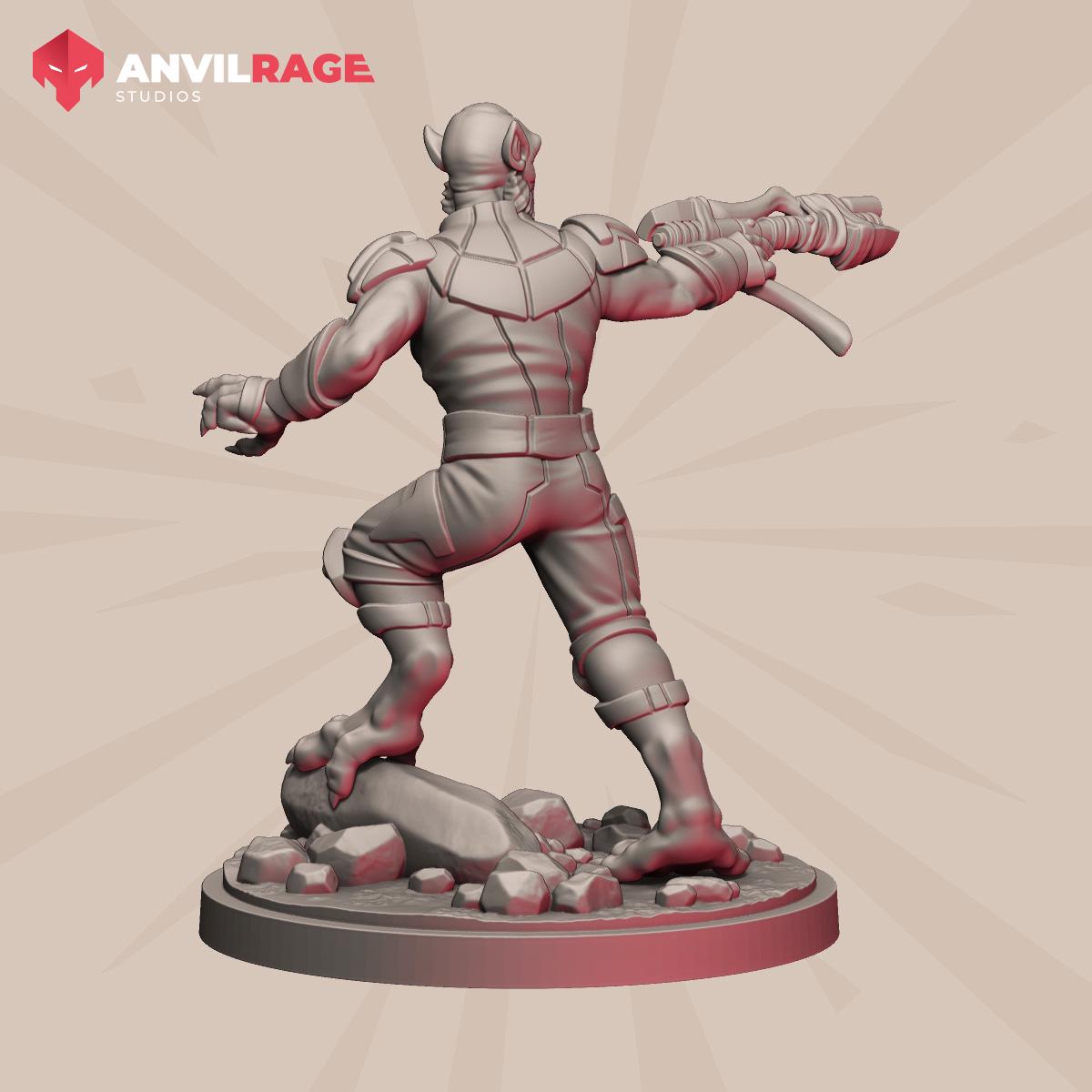 Bulky Alien (Sculpted by Anvilrage Studios)