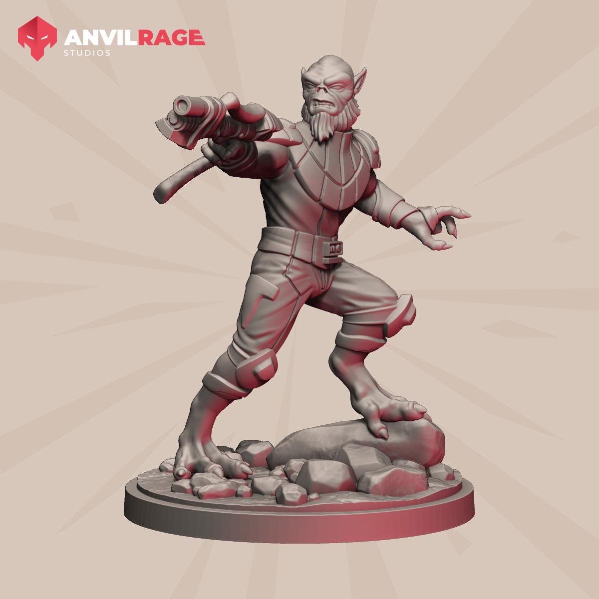 Bulky Alien (Sculpted by Anvilrage Studios)