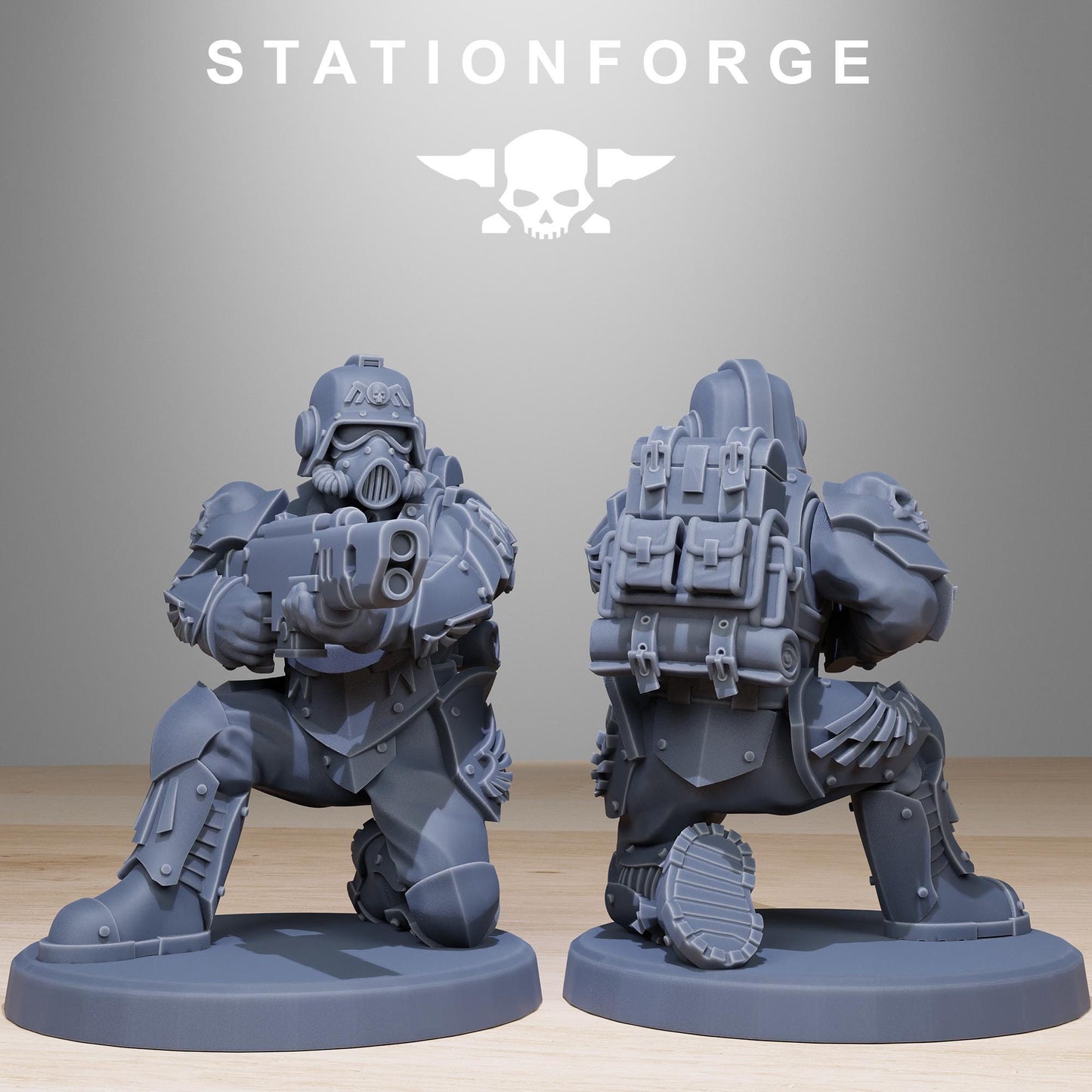Grim Guard Elites - set of 12 (sculpted by Stationforge)