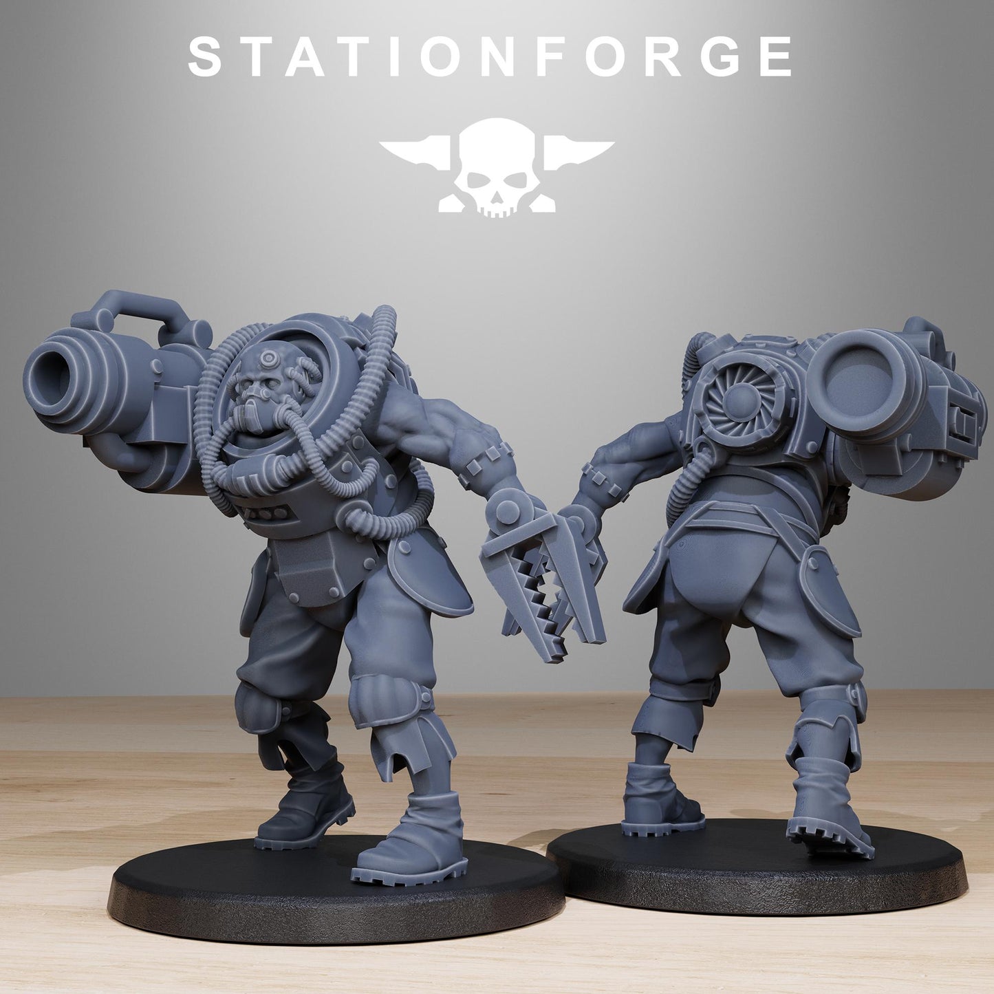 Grim Corps Mercenaries - set of 10 (sculpted by Stationforge)