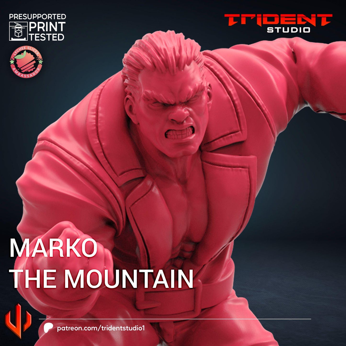 Marko the Mountain (Fan art sculpted by Trident Studio) (Crisis Protocol Proxy/Alternative)