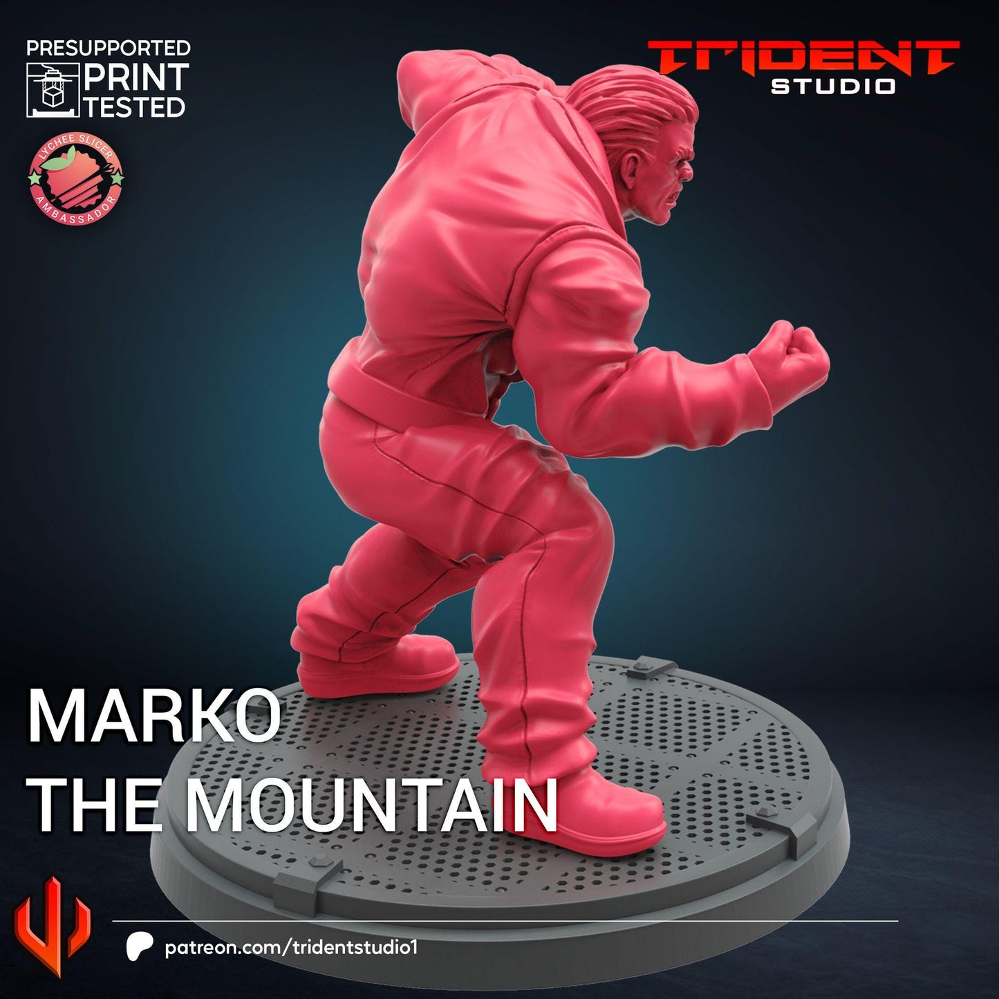 Marko the Mountain (Fan art sculpted by Trident Studio) (Crisis Protocol Proxy/Alternative)