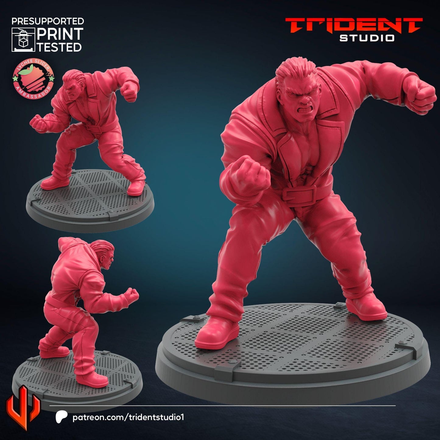 Marko the Mountain (Fan art sculpted by Trident Studio) (Crisis Protocol Proxy/Alternative)