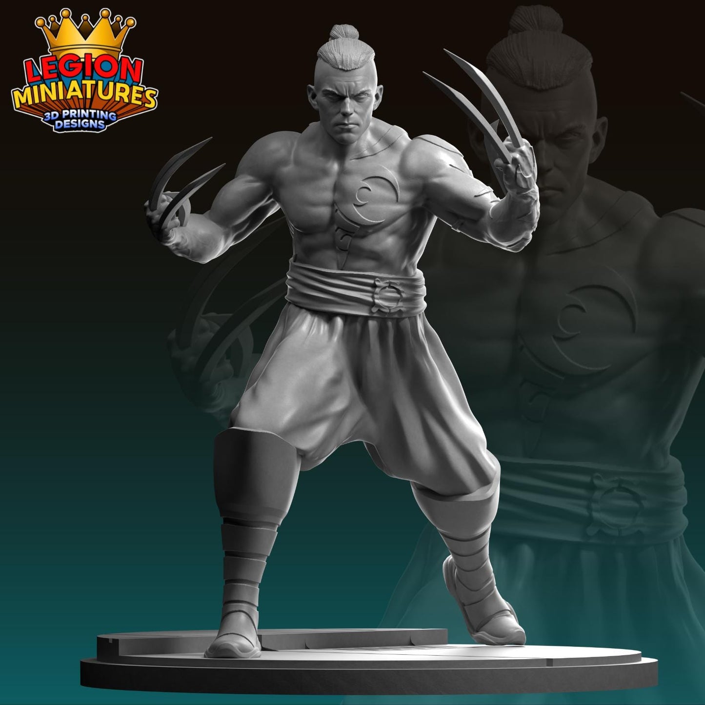 Daken Fan-Art 40mm Miniature (Sculpted by Legion Miniatures) (Crisis Protocol Proxy/Alternative)