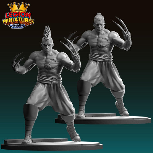 Daken Fan-Art 40mm Miniature (Sculpted by Legion Miniatures) (Crisis Protocol Proxy/Alternative)