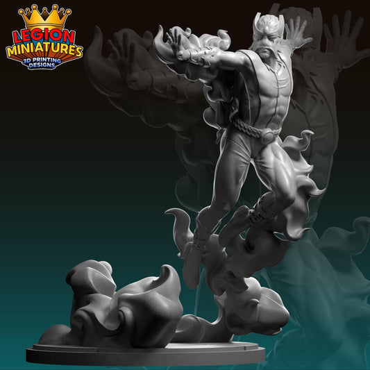 Sunfire Fan-Art 40mm Miniature (Sculpted by Legion Miniatures) (Crisis Protocol Proxy/Alternative)