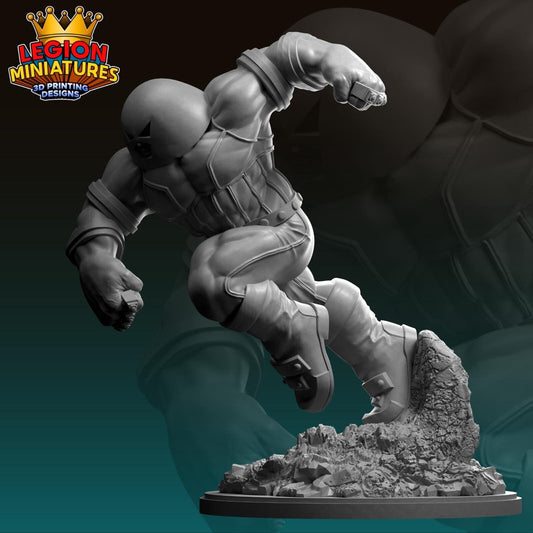 Juggernaut Fan-Art 40mm Miniature (Sculpted by Legion Miniatures) (Crisis Protocol Proxy/Alternative)