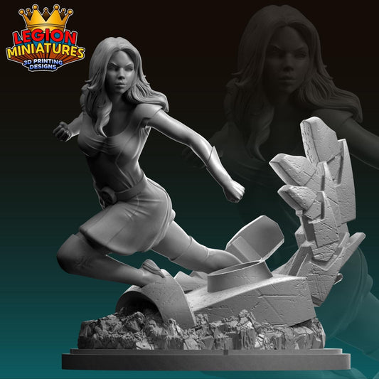 Ultimate Shadowcat Fan-Art 40mm Miniature (Sculpted by Legion Miniatures) (Crisis Protocol Proxy/Alternative)