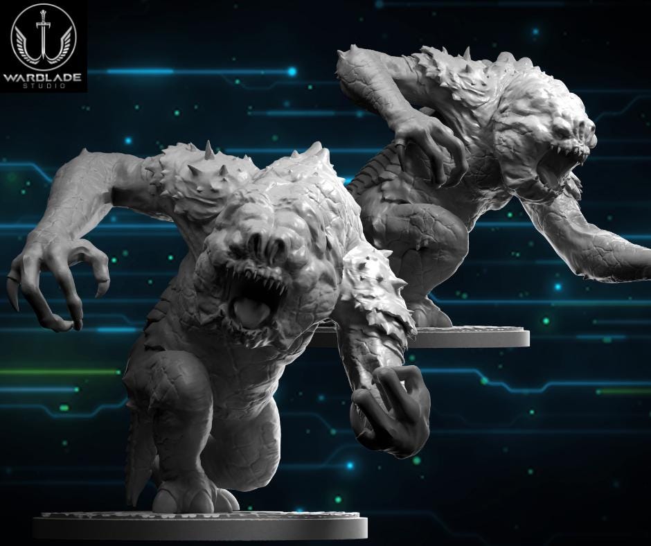 Rancor - Fan Art (sculpted by Warblade Studios)