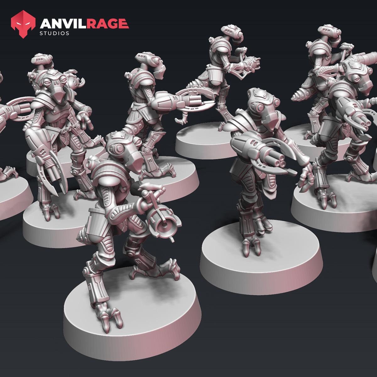 Geobugs Amoured Elites - set of 6 (Sculpted by Anvilrage Studios)