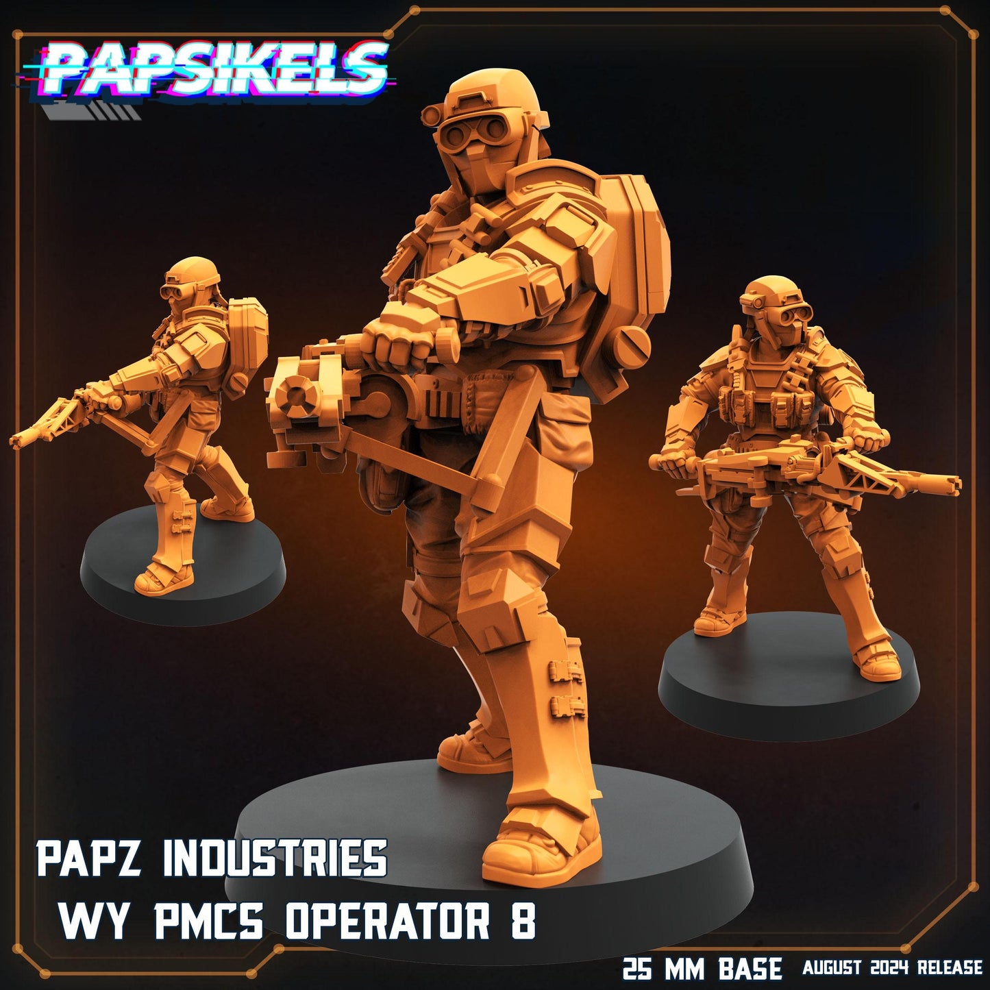 Papz Industries WY PMCS Operator - 8 (sculpted by Papsikels)