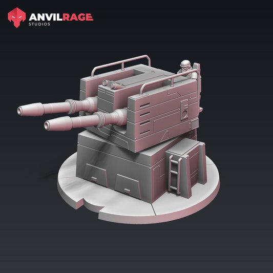 Anti Vehicle Emplacement Turret - 1 model (Sculpted by Anvilrage Studios)
