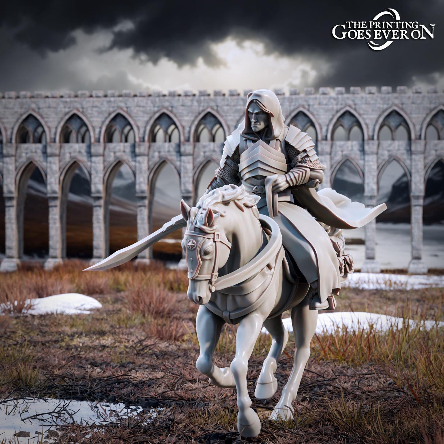 Elven Twins - Elliran & Ellidon (sculpted by Print Goes Ever On)