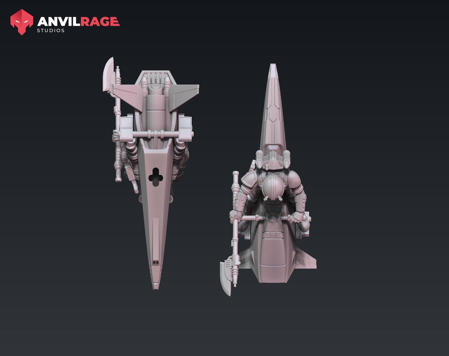 Mercenary Swoop Bikes - set of 2 (Sculpted by Anvilrage Studios)