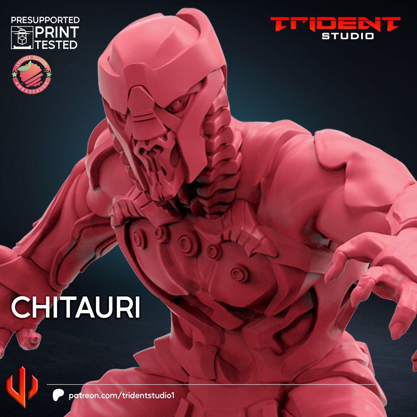 Chitauri 3 (Fan art sculpted by Trident Studio) (Crisis Protocol Proxy/Alternative)