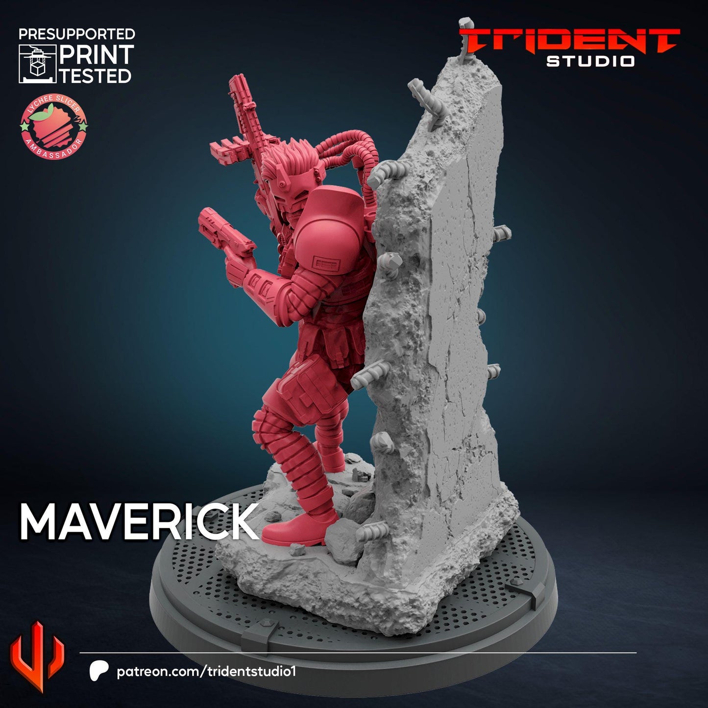 Maverick (Fan art sculpted by Trident Studio) (Crisis Protocol Proxy/Alternative)