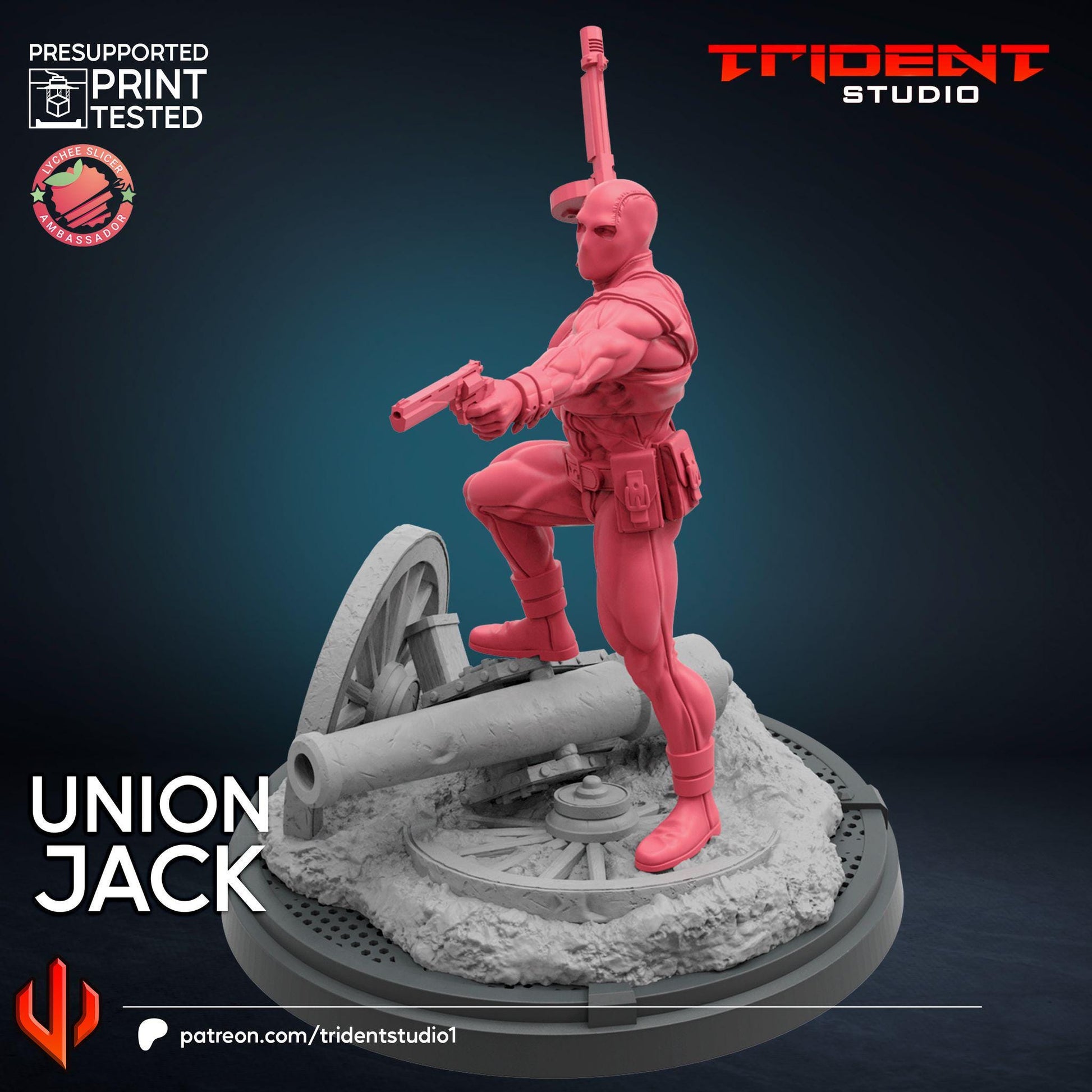 Union Jack (Fan art sculpted by Trident Studio) (Crisis Protocol Proxy/Alternative)