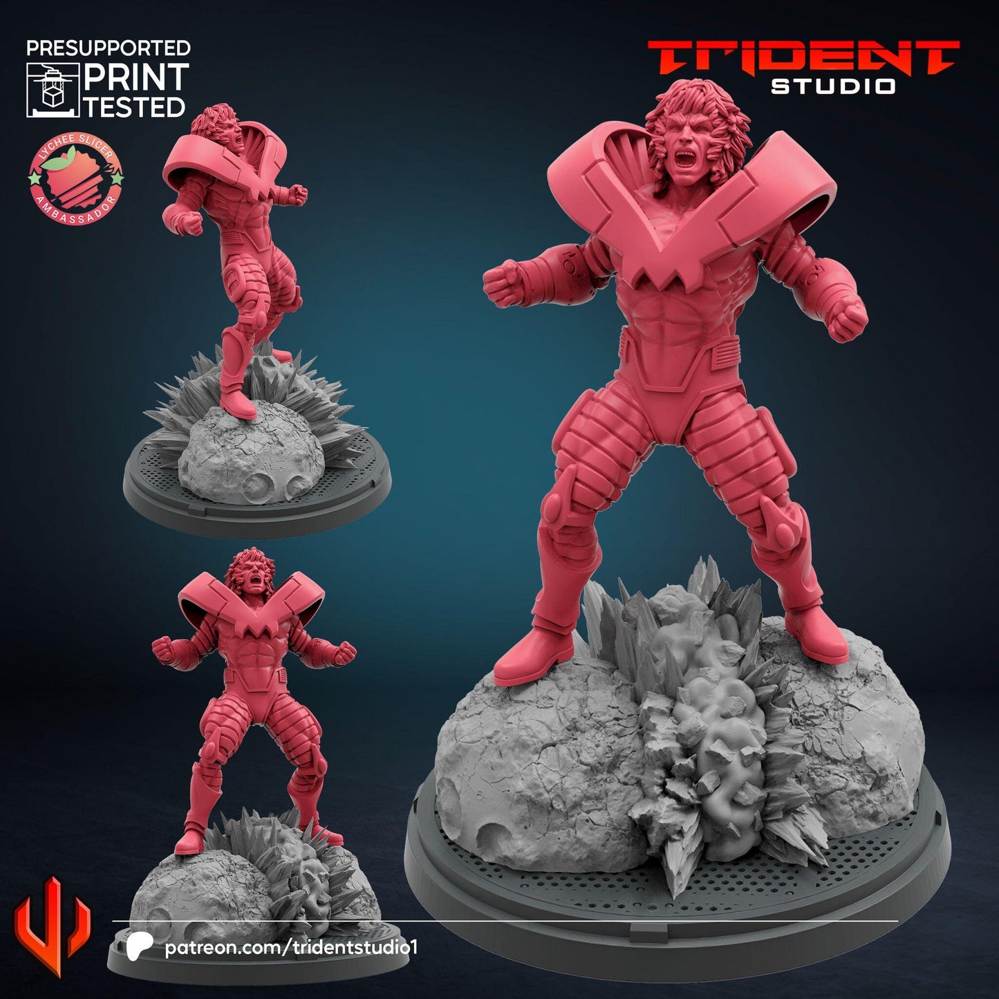 Beyonder (Fan art sculpted by Trident Studio) (Crisis Protocol Proxy/Alternative)