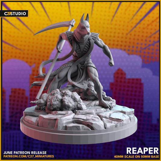 Horseman - Death / Reaper 40mm miniature (sculpted by C27 collectibles) (Crisis Protocol Proxy/Alternative)