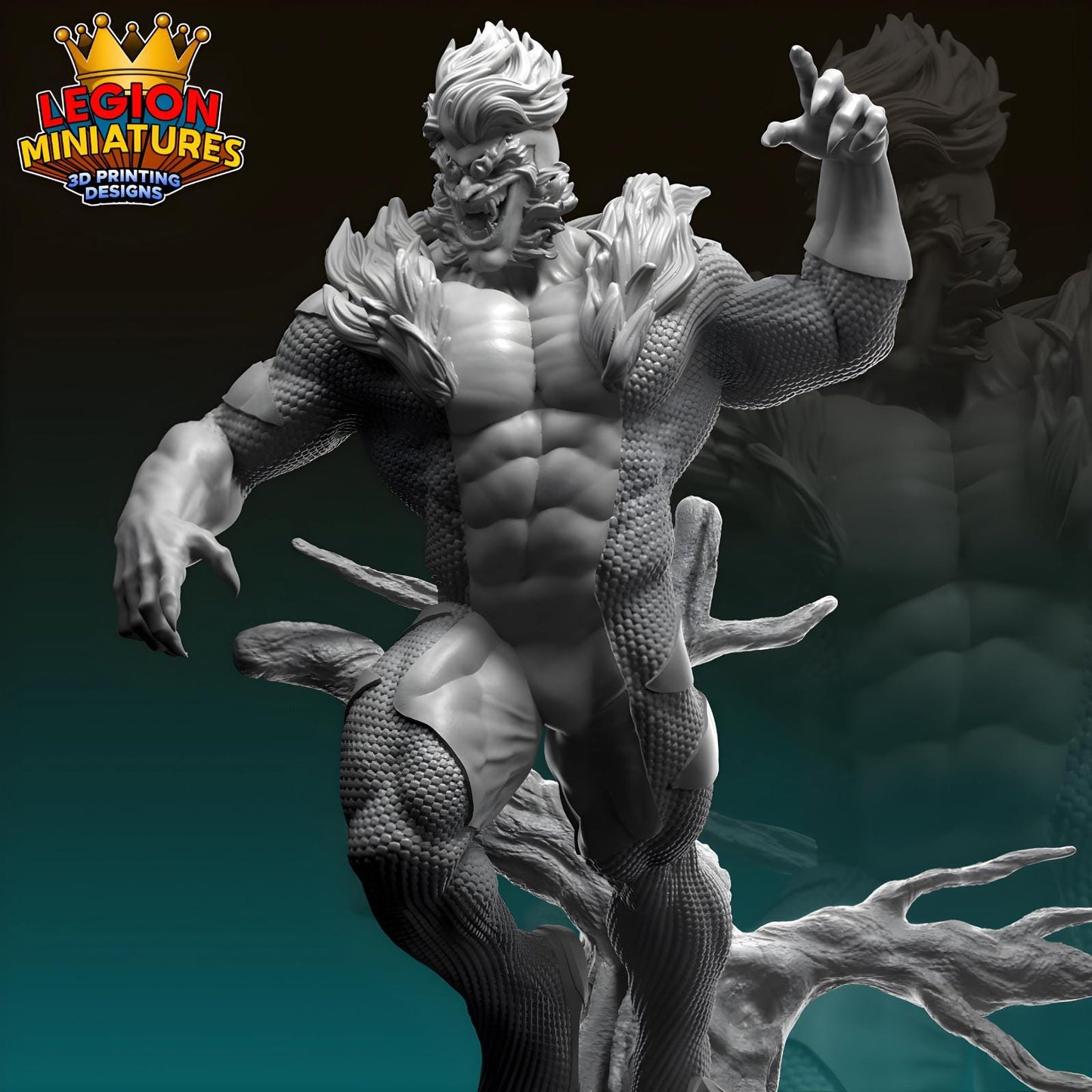 Sabretooth Fan-Art 40mm Miniature (Sculpted by Legion Miniatures) (Crisis Protocol Proxy/Alternative)