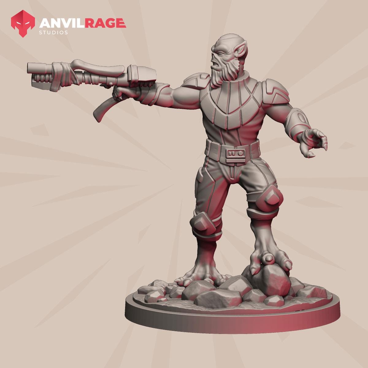 Bulky Alien (Sculpted by Anvilrage Studios)