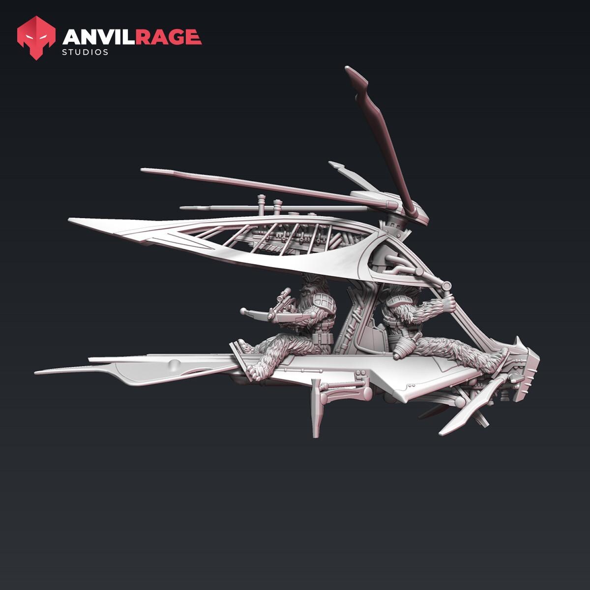 Skytree Chopper (Sculpted by Anvilrage Studios)