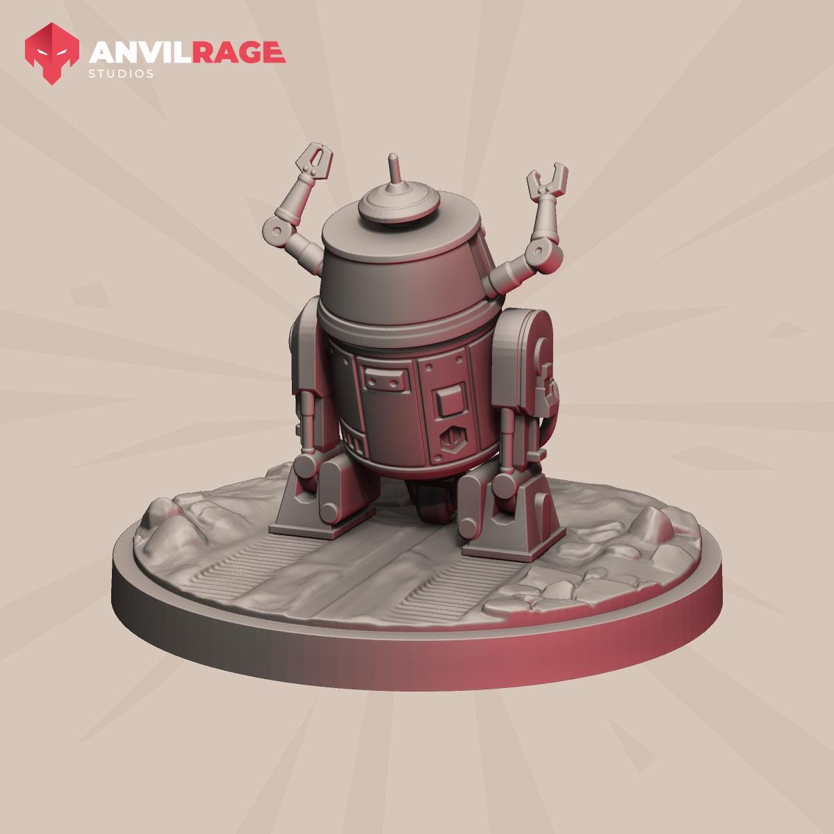 Deadly Droid (Sculpted by Anvilrage Studios)