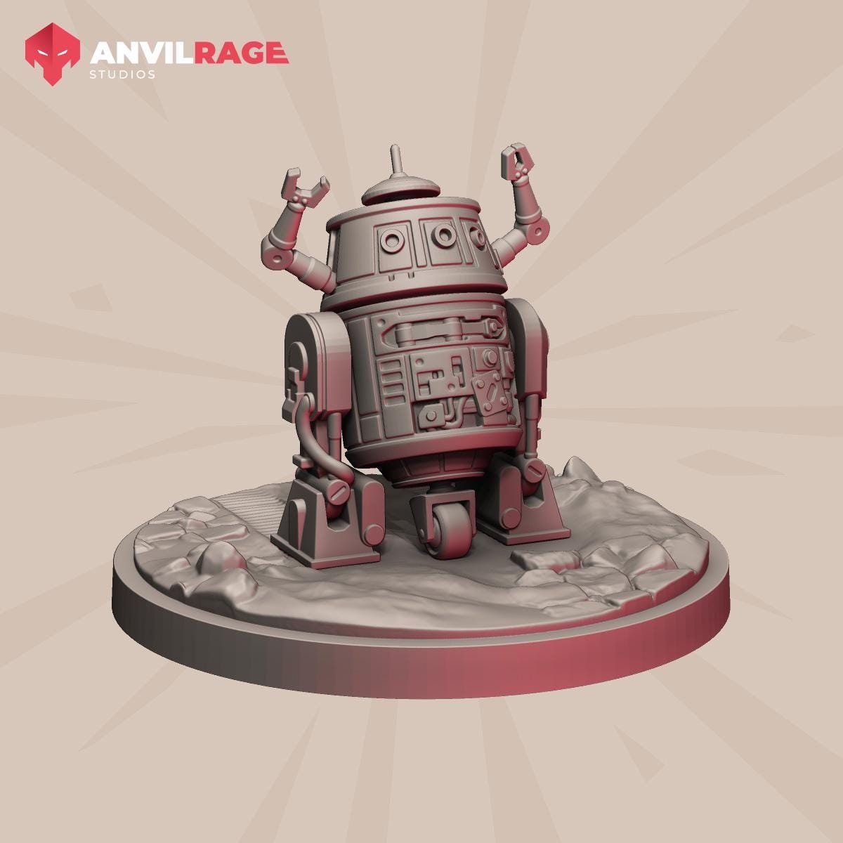 Deadly Droid (Sculpted by Anvilrage Studios)
