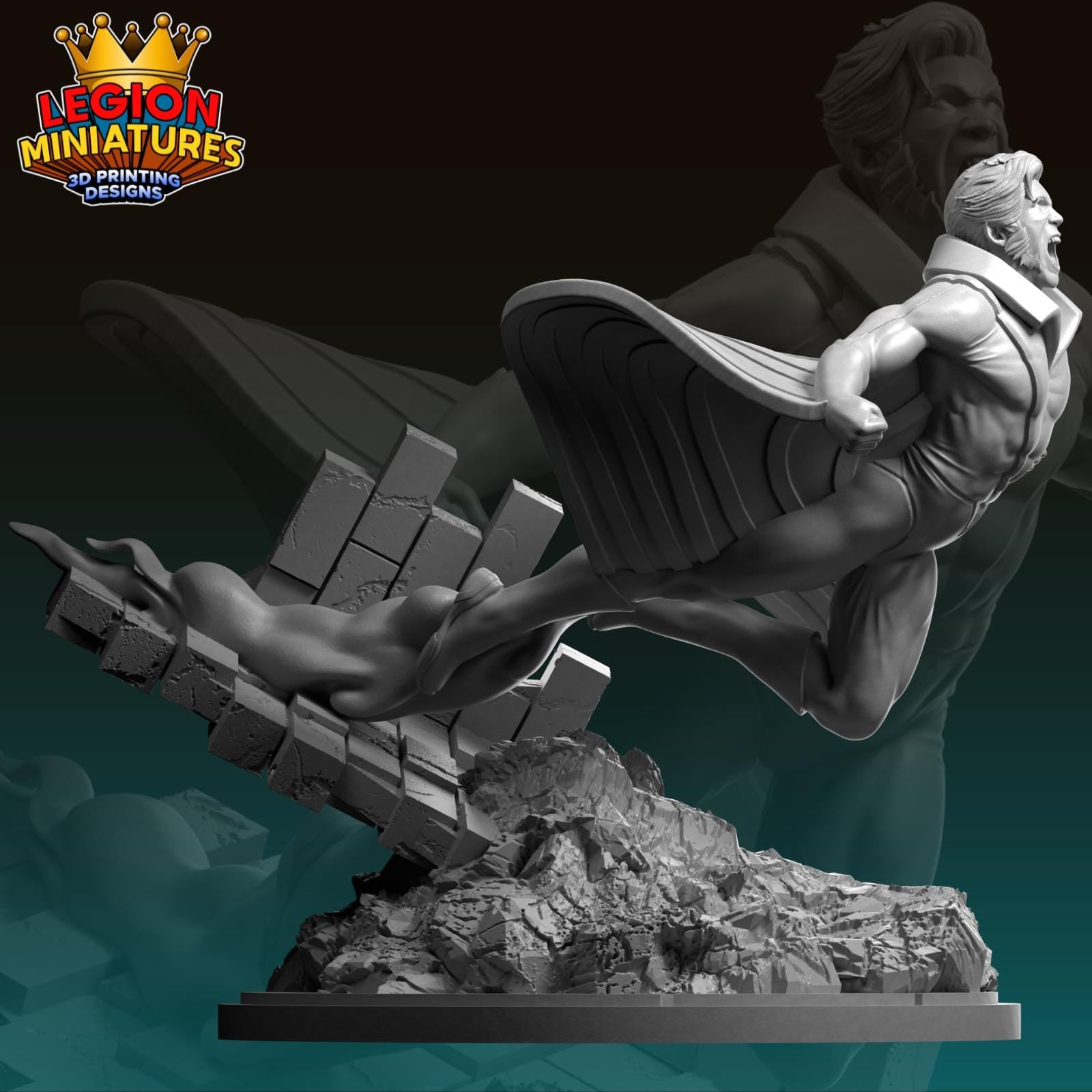 Banshee Fan-Art 40mm Miniature (Sculpted by Legion Miniatures) (Crisis Protocol Proxy/Alternative)