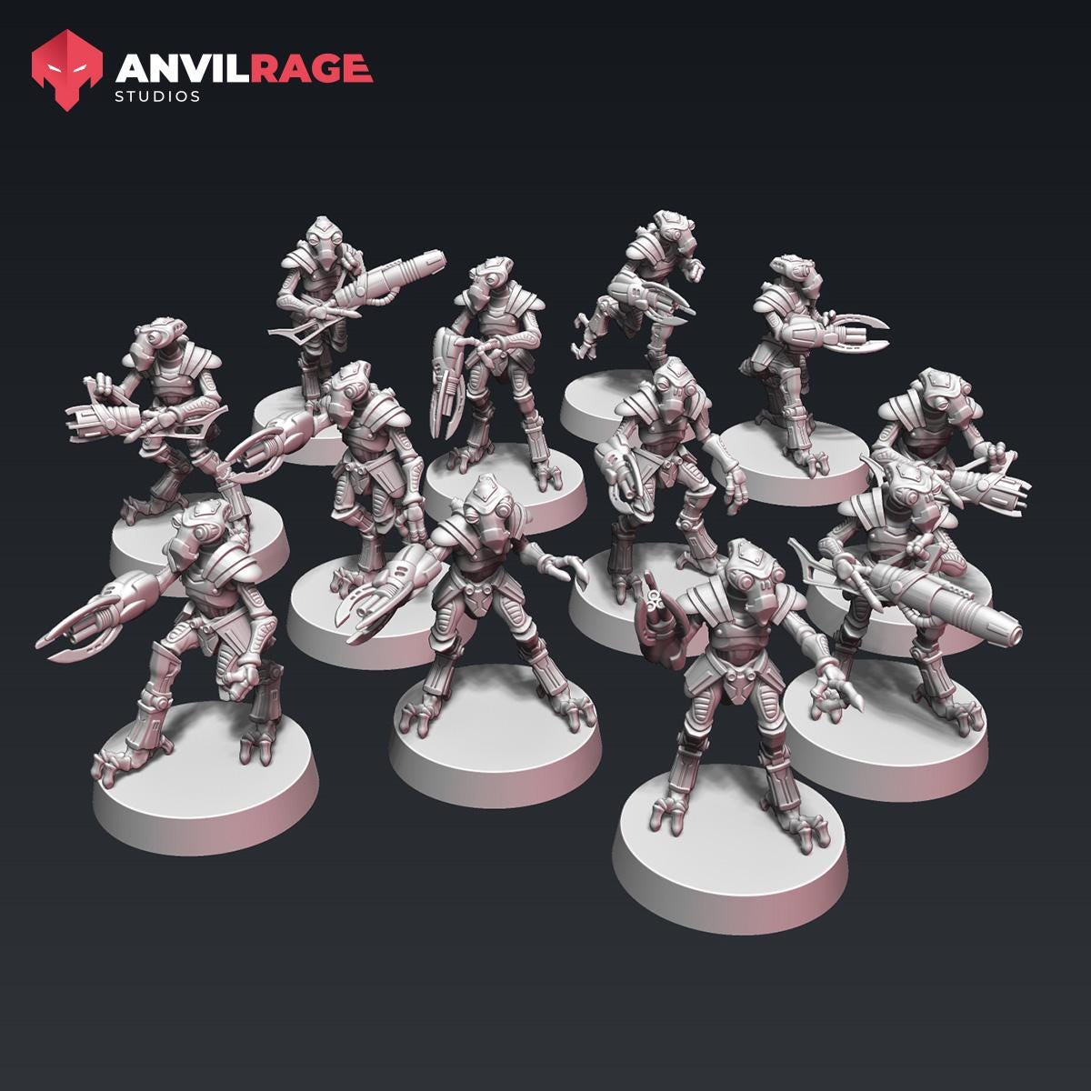 Geobugs Amoured Elites - set of 6 (Sculpted by Anvilrage Studios)