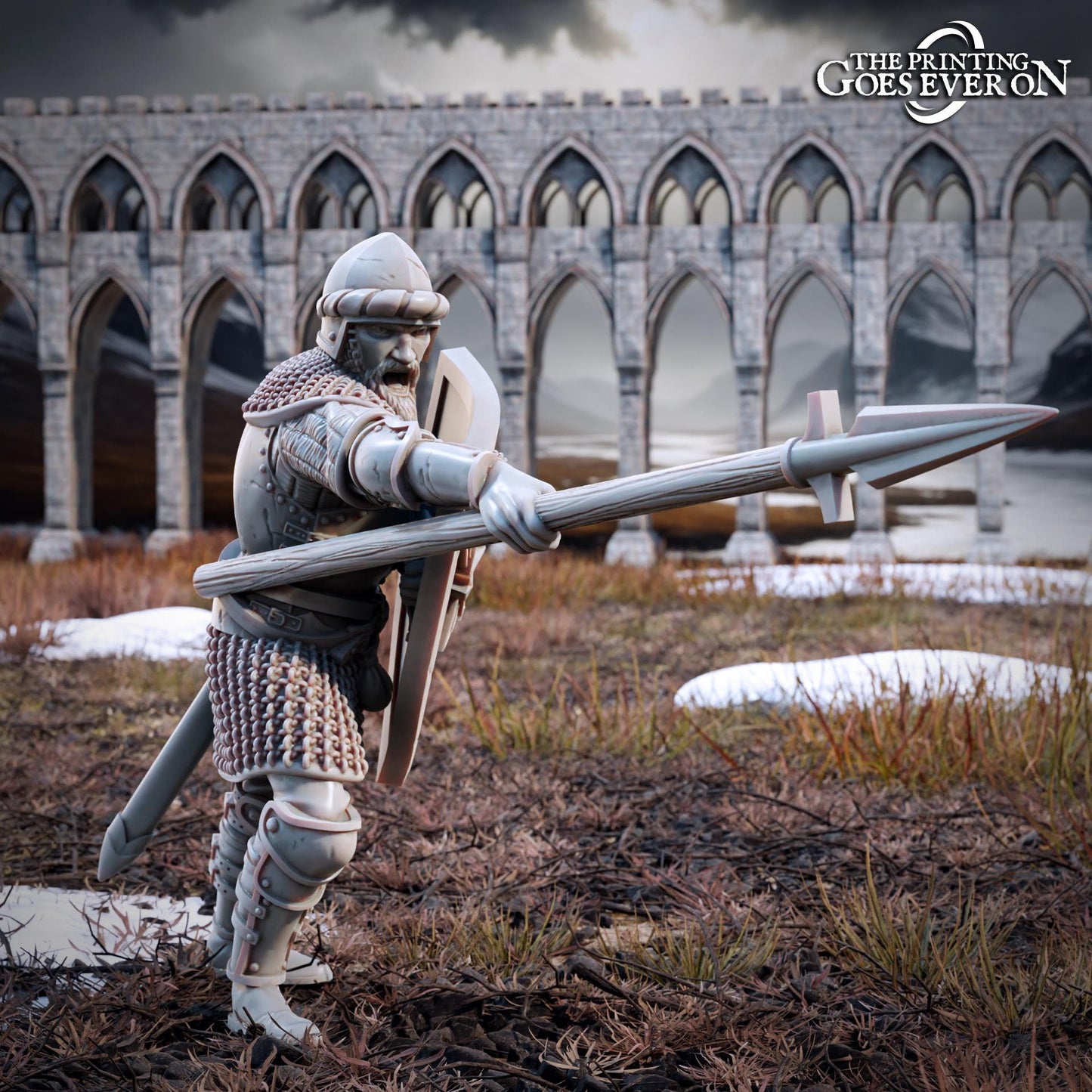 Warrior of the Northern Kingdom B (sculpted by Print Goes Ever On)