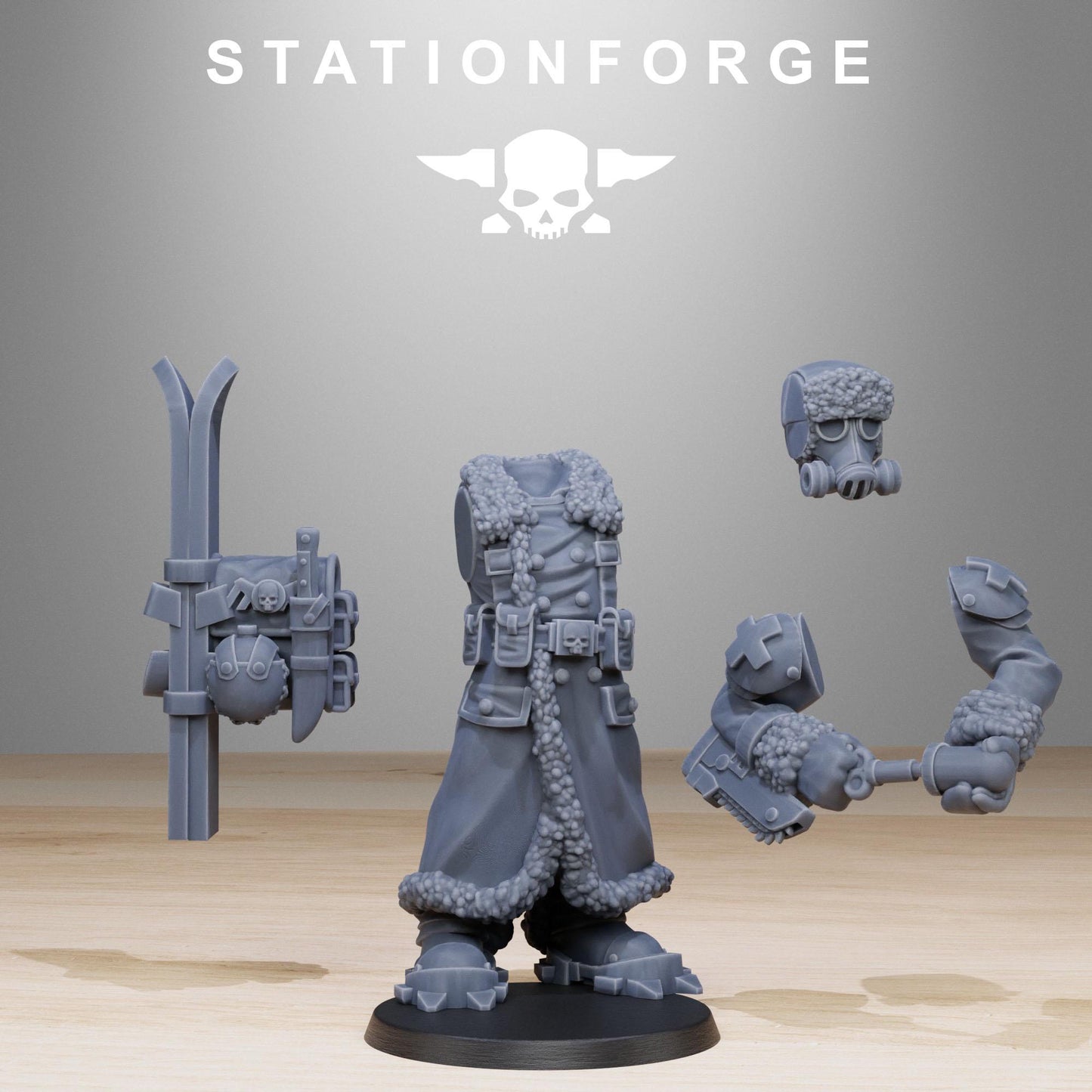 Grim Guard - Frost Watch Skiers- set of 10 (sculpted by Stationforge)
